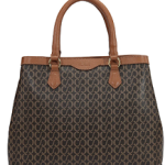 Bolsa de Couro Classe Couro ref. 3215 Canvas Marrom