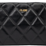 Bolsa de Couro Classe Couro ref. 3228 Preta Metalassê