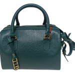 Bolsa de Couro Classe Couro ref. 3314 Verde Eucalipto