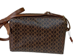 Bolsa Classe Couro ref.3476 canvas marrom - Imagem 4