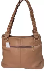 Bolsa Couro Audácia ref. 2264 Bege Escuro - Imagem 2