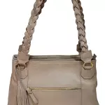 Bolsa Couro Audácia ref. 2264 Bege Claro