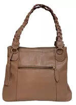 Bolsa Couro Audácia ref. 2264 Bege Escuro