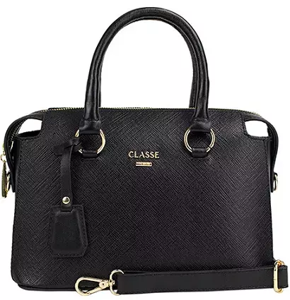 Bolsa de Couro Classe Couro ref. 2252 Preta