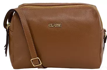 Bolsa de Couro Classe Couro ref. 2870 Nocciola