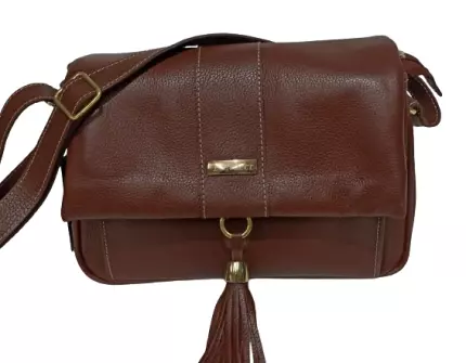Bolsa Couro Lastucci ref. 2330 Pinhão