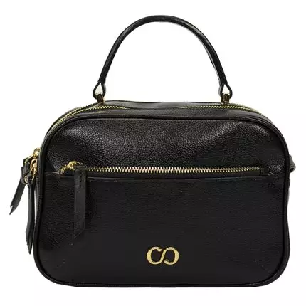 Bolsa de Couro Classe Couro ref. 3310 Preto